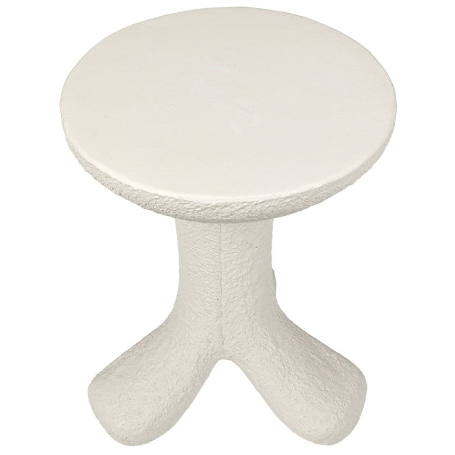 Laramy Side Table, White Fiber Cement-Noir-NOIR-AR-283WFC-Side Tables-4-France and Son