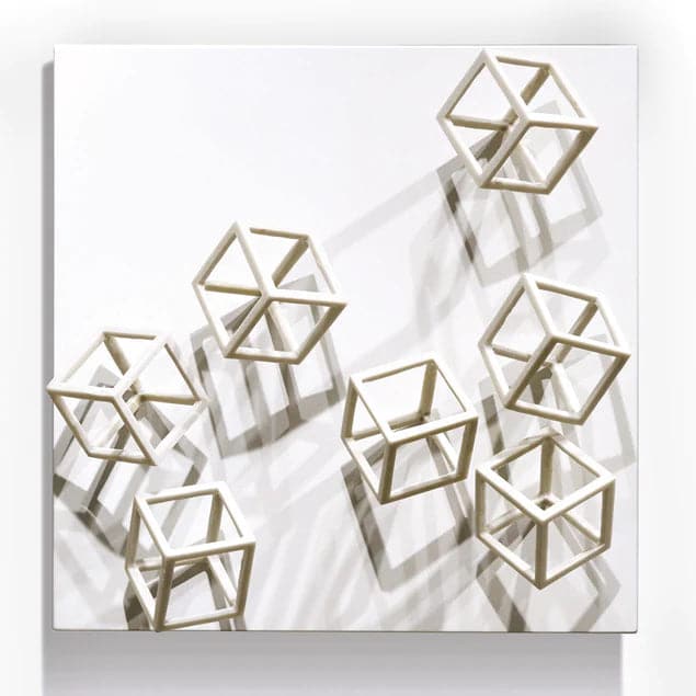 Wall Play Cubical - set of 10-Gold Leaf Design Group-GOLDL-37824-B-1-Wall DecorBlack-Matte-5-France and Son