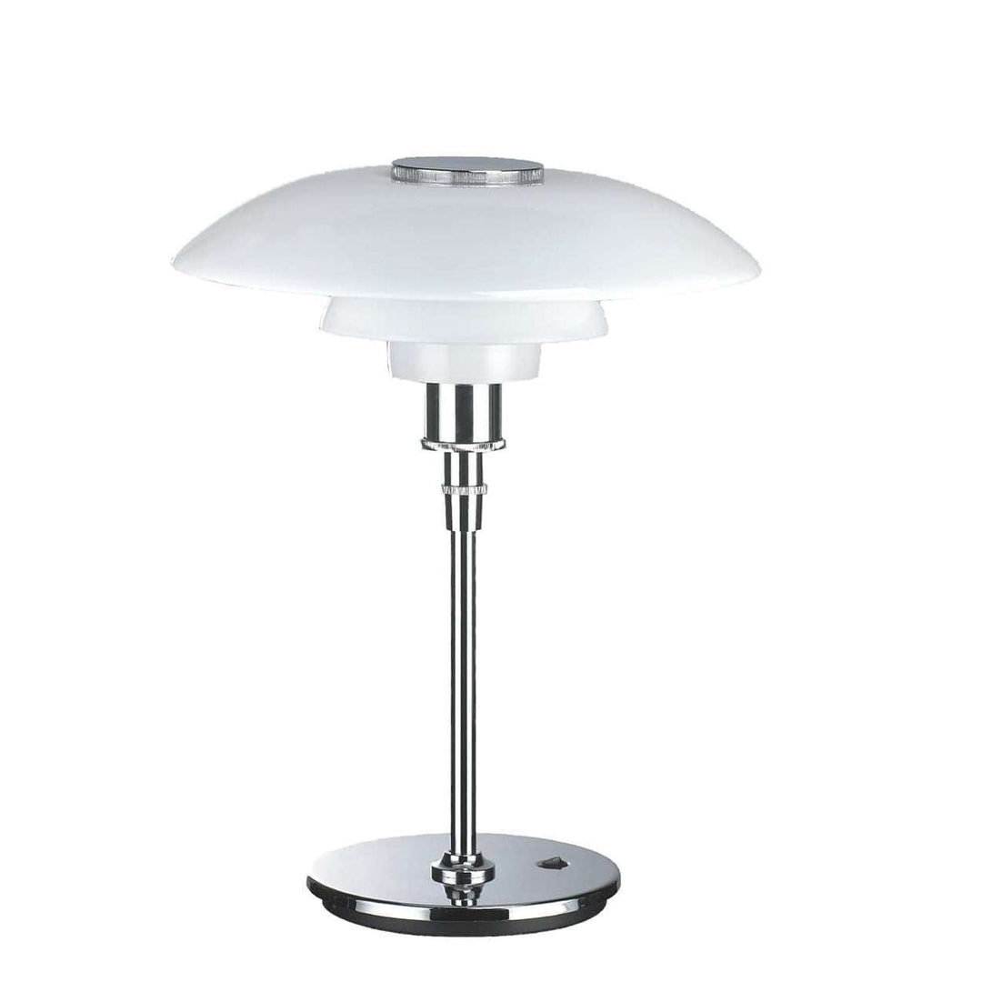 Mid-Century Modern Henningsen 4.5/3.5 Table Lamp - Chromed