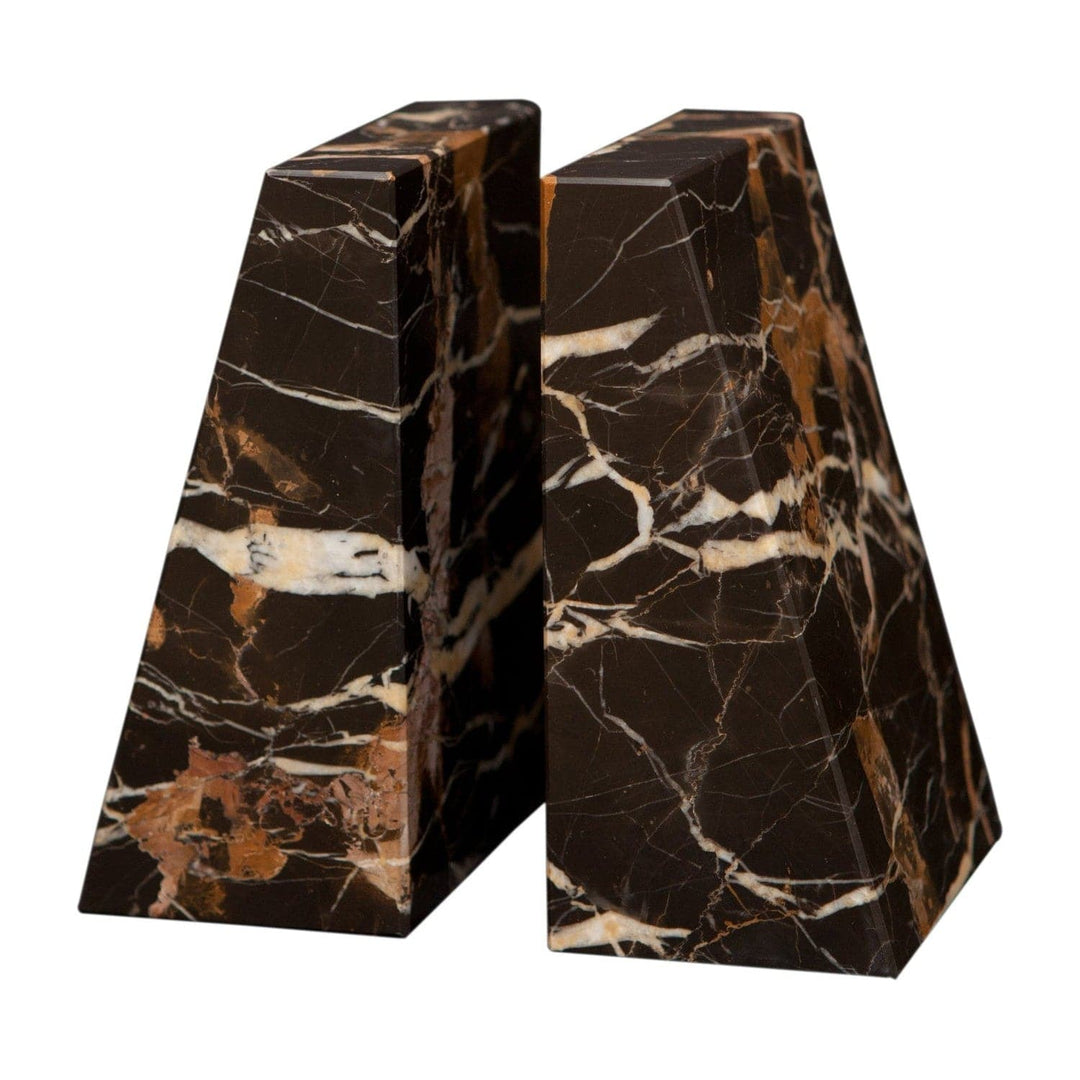Zeus Collection - Bookends-Marble Crafter-MC-BE20-BG-BookendsBlack & Gold-2-France and Son