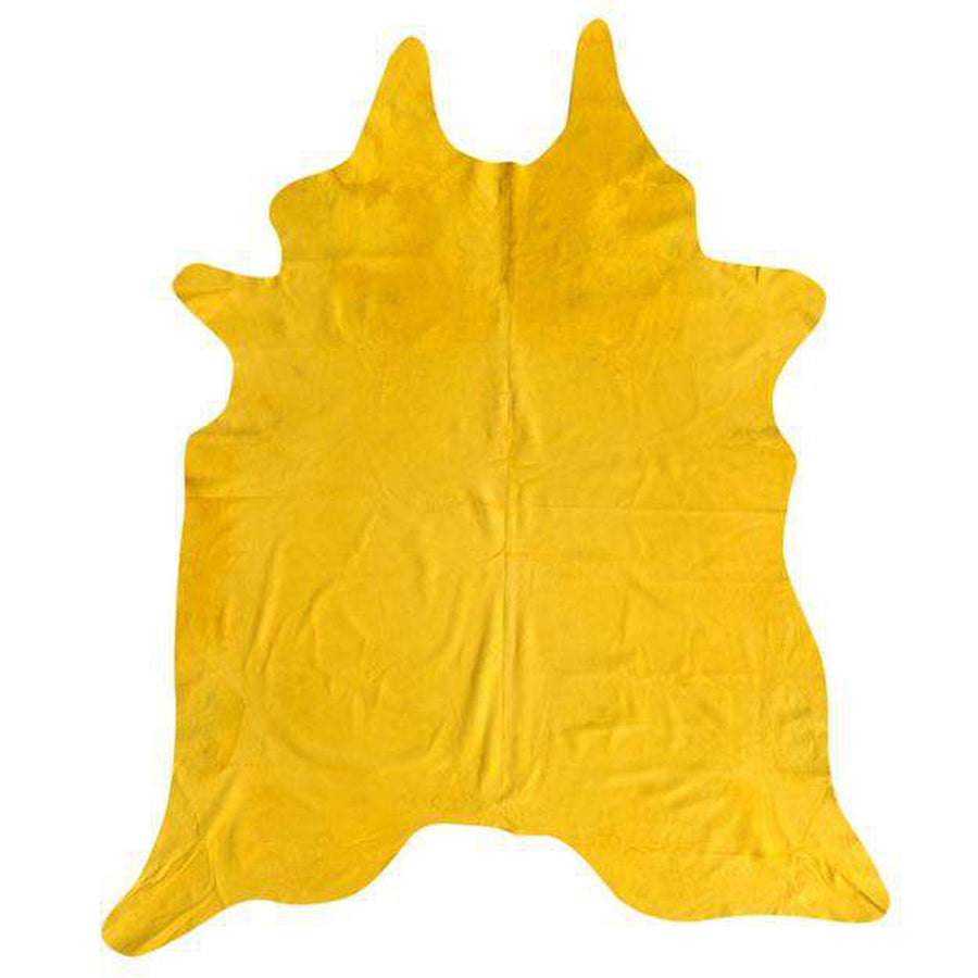 Yellow Dyed Cowhide