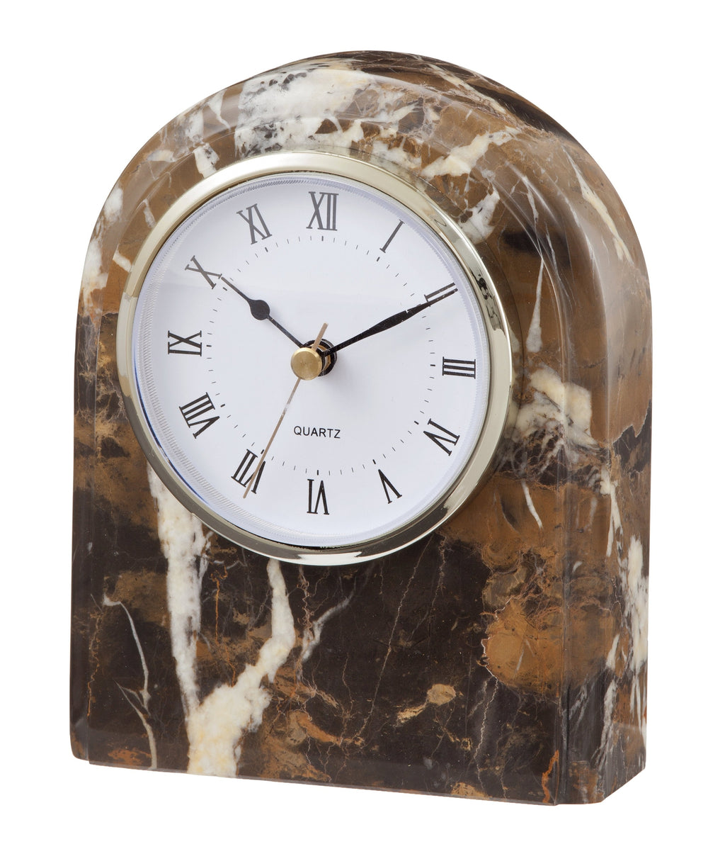 Polaris Collection - Desk Clock-Marble Crafter-MC-CL40-BG-ClocksBlack & Gold-2-France and Son