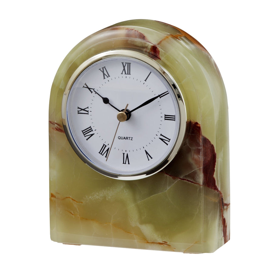 Polaris Collection - Desk Clock-Marble Crafter-MC-CL40-WG-ClocksWhirl Green-1-France and Son