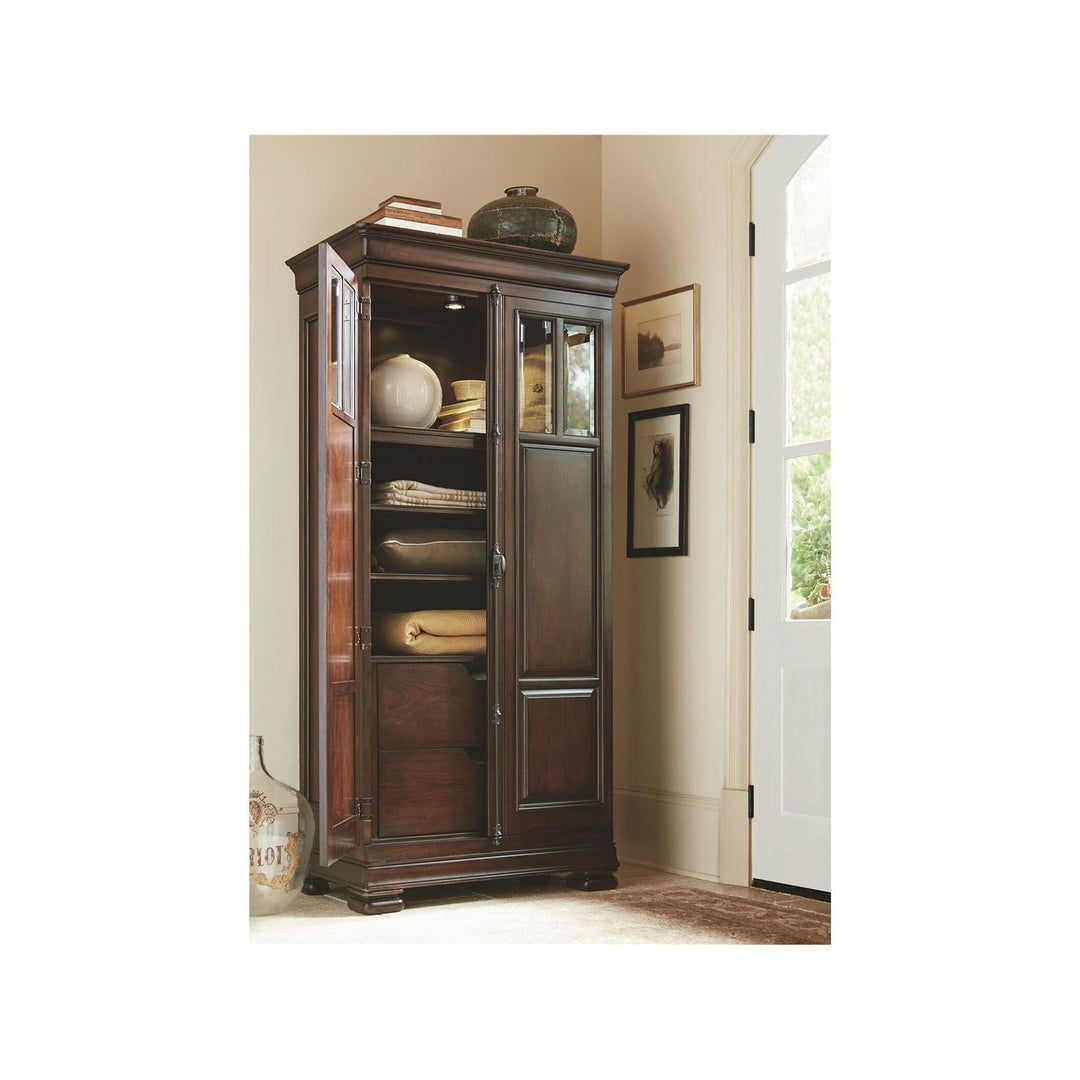 Reprise Tall Cabinet-Universal Furniture-UNIV-581160-Bookcases & CabinetsClassical Cherry-3-France and Son