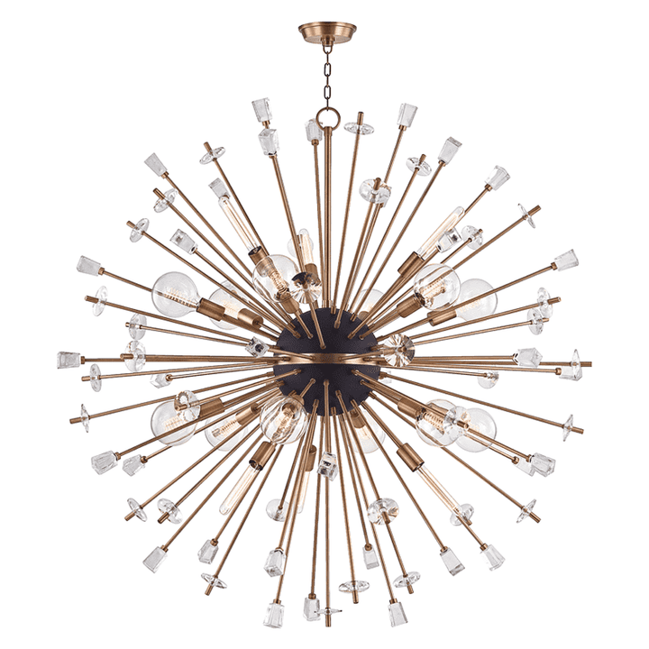 Liberty Chandelier-Hudson Valley-HVL-5060-AGB-ChandeliersAged Brass-18Lt-6-France and Son
