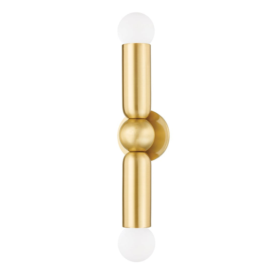 Lolly 2 Light Wall Scone-Mitzi-HVL-H720102-AGB-Wall SconcesAged brass-1-France and Son