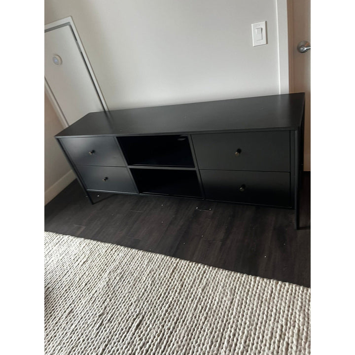 Soto Media Console-Black-Four Hands-FH-228776-001-Media Storage / TV Stands-12-France and Son