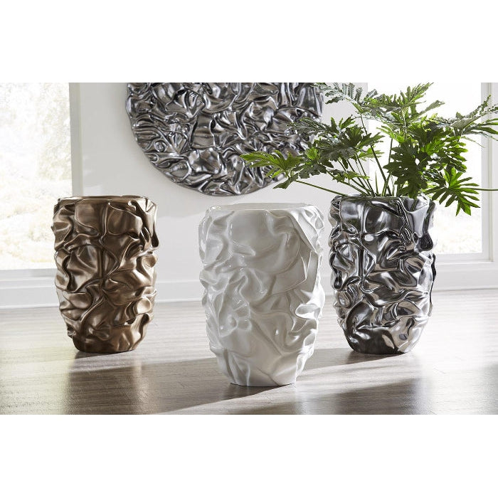 White Drape Planter-Phillips Collection-PHIL-PH108835-Planters-2-France and Son