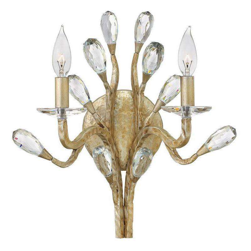 Eve Two Light Sconce Champagne Gold-Fredrick Ramond-HINKLEY-FR46802CPG-Wall Lighting-1-France and Son