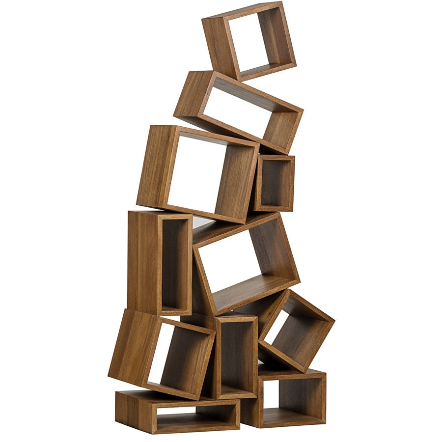 Cubist Bookcase-Noir-NOIR-GBCS156DW-Bookcases & Cabinets-1-France and Son