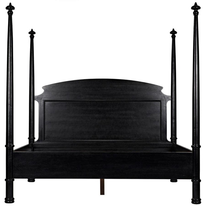 New Douglas Bed-Noir-NOIR-GBED116EKHB-NEW-BedsKing-Hand Rubbed Black-2-France and Son