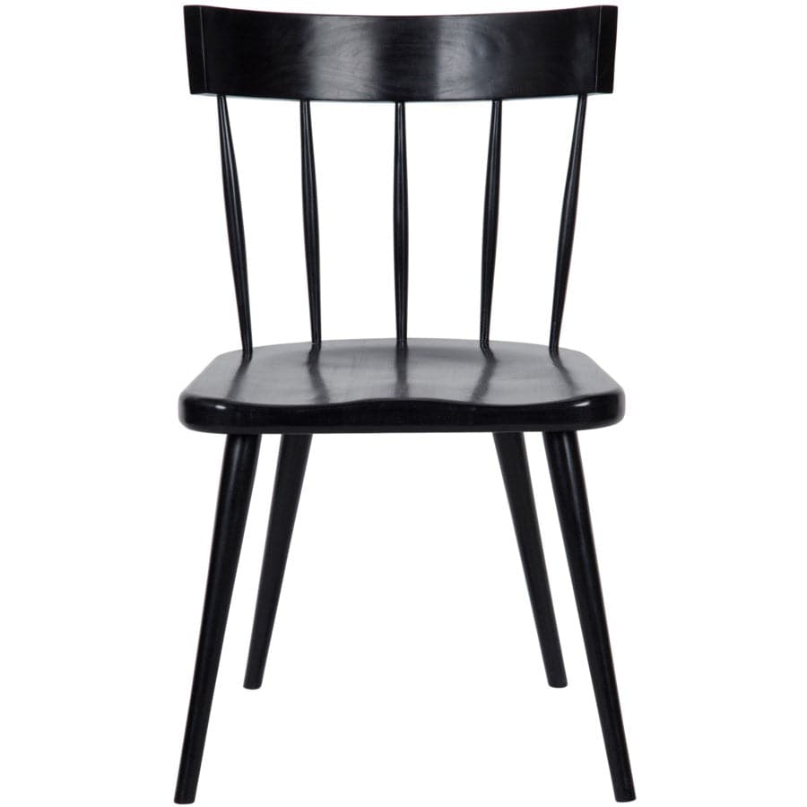 Esme Chair, Hand Rubbed Black-Noir-NOIR-GCHA257HB-Dining Chairs-2-France and Son