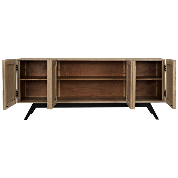 Illusion Sideboard-Noir-NOIR-GCON244BW-Sideboards & CredenzasBleached Walnut-3-France and Son