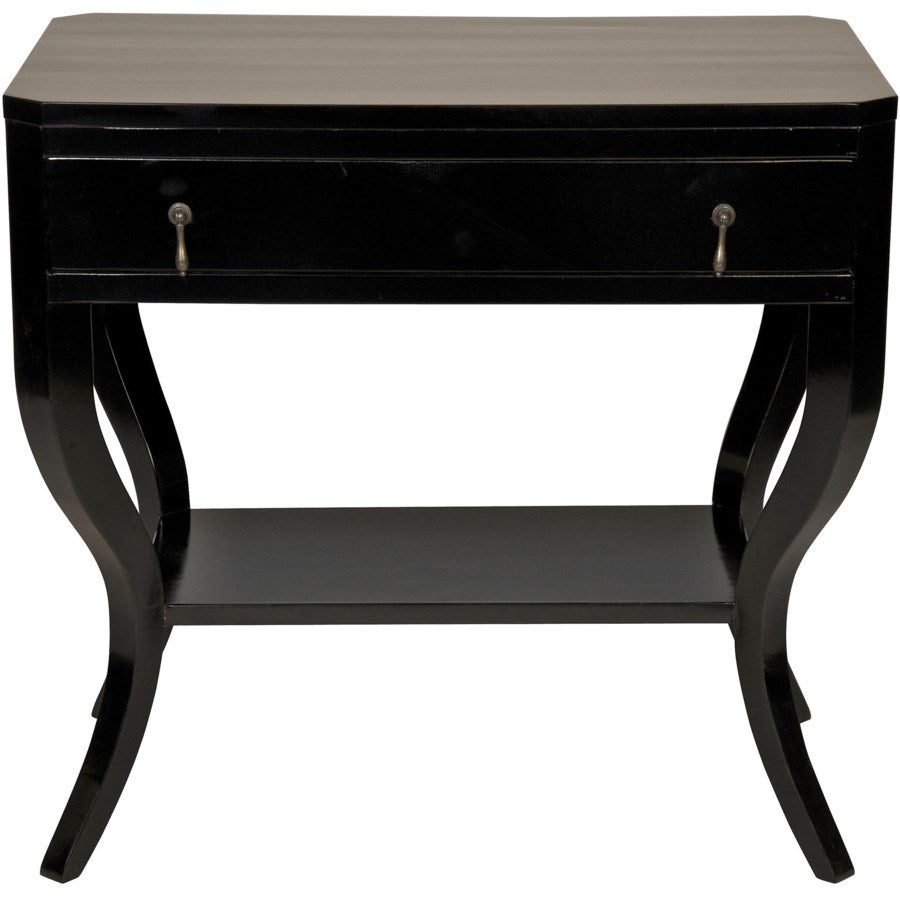 Weldon Side Table-Noir-NOIR-GTAB665D-Side TablesDistressed Brown Birch-4-France and Son