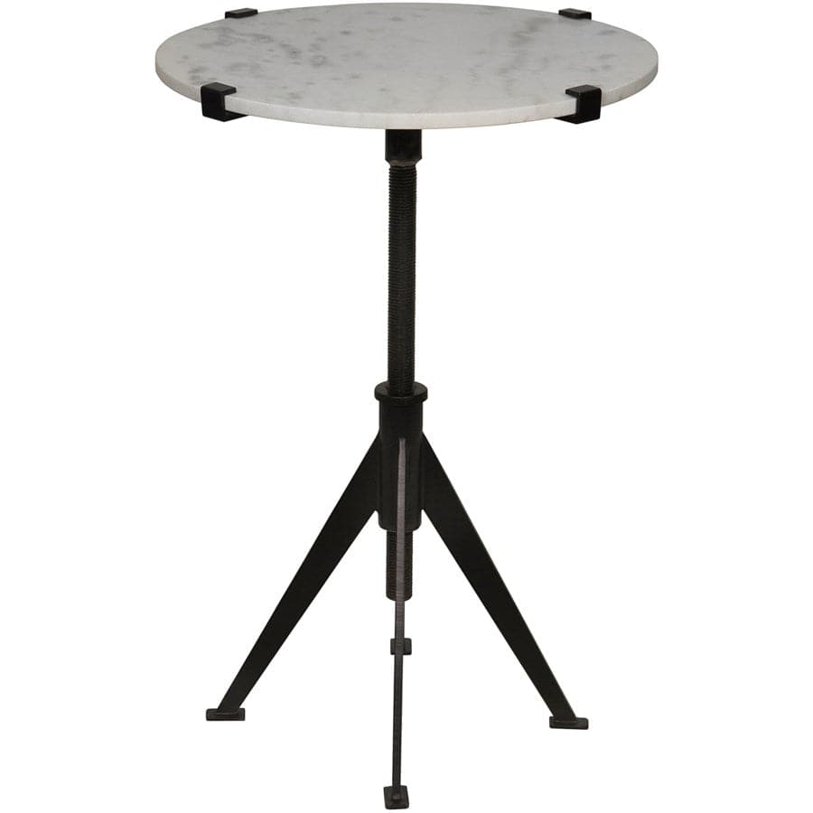Edith Adjustable Side Table HDR-Noir-NOIR-GTAB679MB-L-Side TablesAntique Brass-Large-6-France and Son
