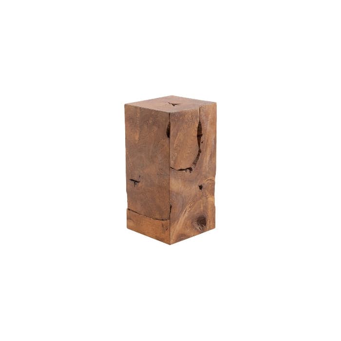 Teak Slice Pedestal-Phillips Collection-PHIL-ID65138-Side TablesSmall-1-France and Son