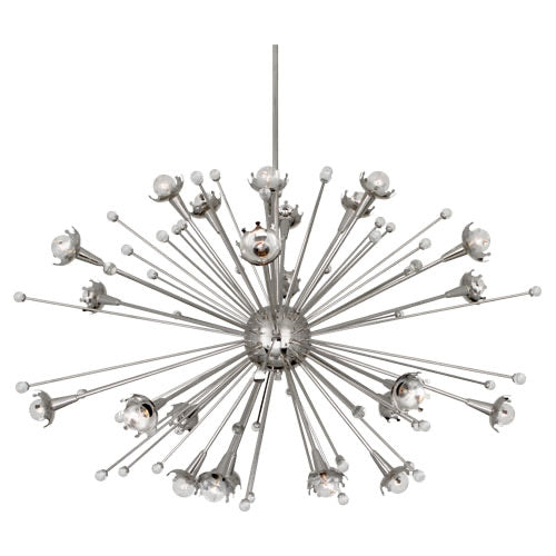 Jonathan Adler Sputnik Chandelier-Robert Abbey Fine Lighting-ABBEY-S714-ChandeliersPolished Nickel with Crystal Accents-1-France and Son