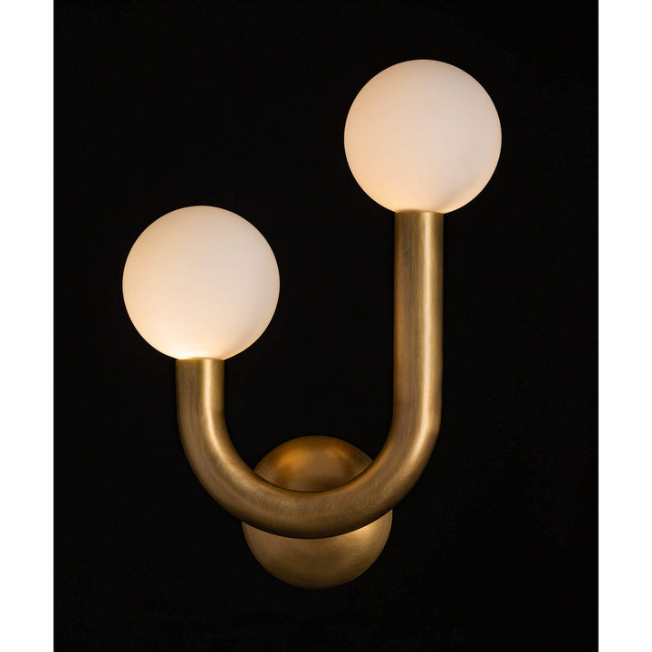 Happy Sconce-Regina Andrew Design-STOCKR-RAD-15-1144L-NB-Wall LightingLeft-Natural Brass-3-France and Son