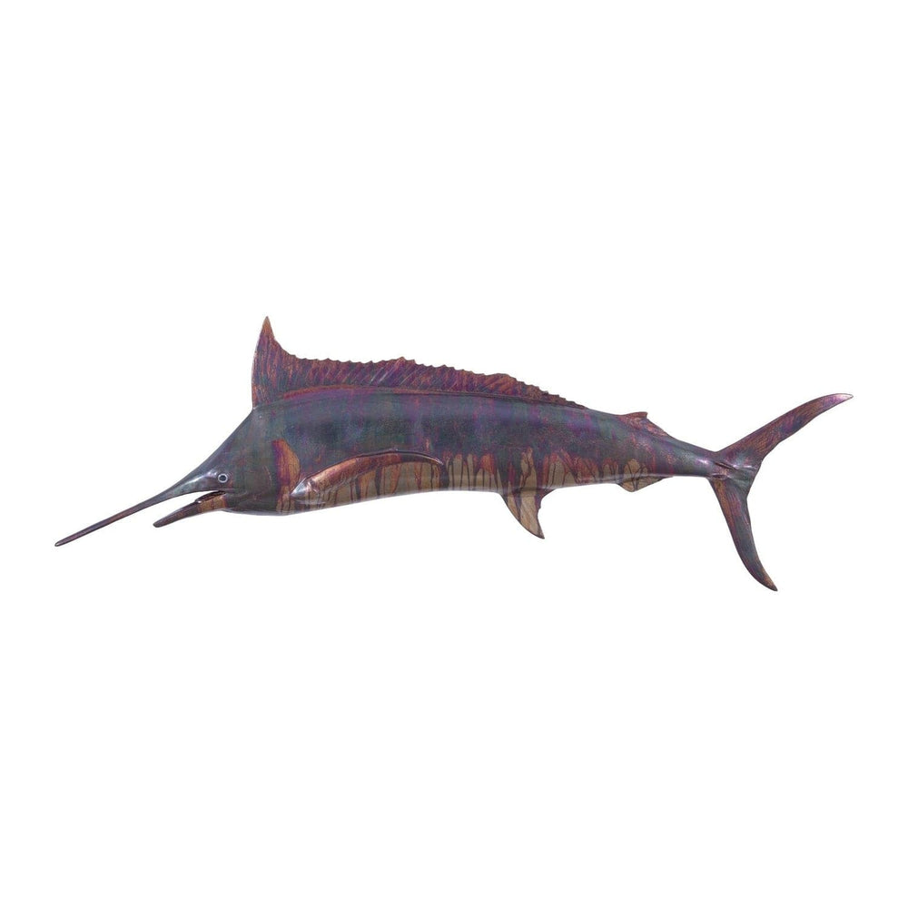 Blue Marlin Fish Wall Sculpture-Phillips Collection-PHIL-PH100654-Wall ArtCopper Patina-2-France and Son