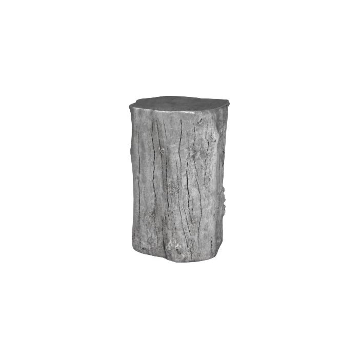 Log Stool-Phillips Collection-PHIL-PH53167-Stools & OttomansSilver Leaf-Medium-26-France and Son