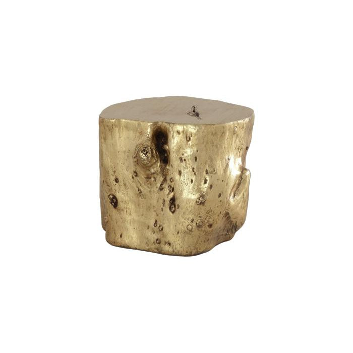 Log Stool-Phillips Collection-PHIL-PH56278-Stools & OttomansGold Leaf-Large-6-France and Son