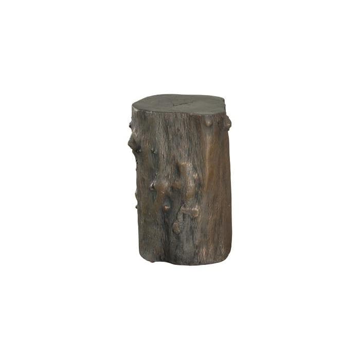 Log Stool-Phillips Collection-PHIL-PH56722-Stools & OttomansBronze-Small-3-France and Son