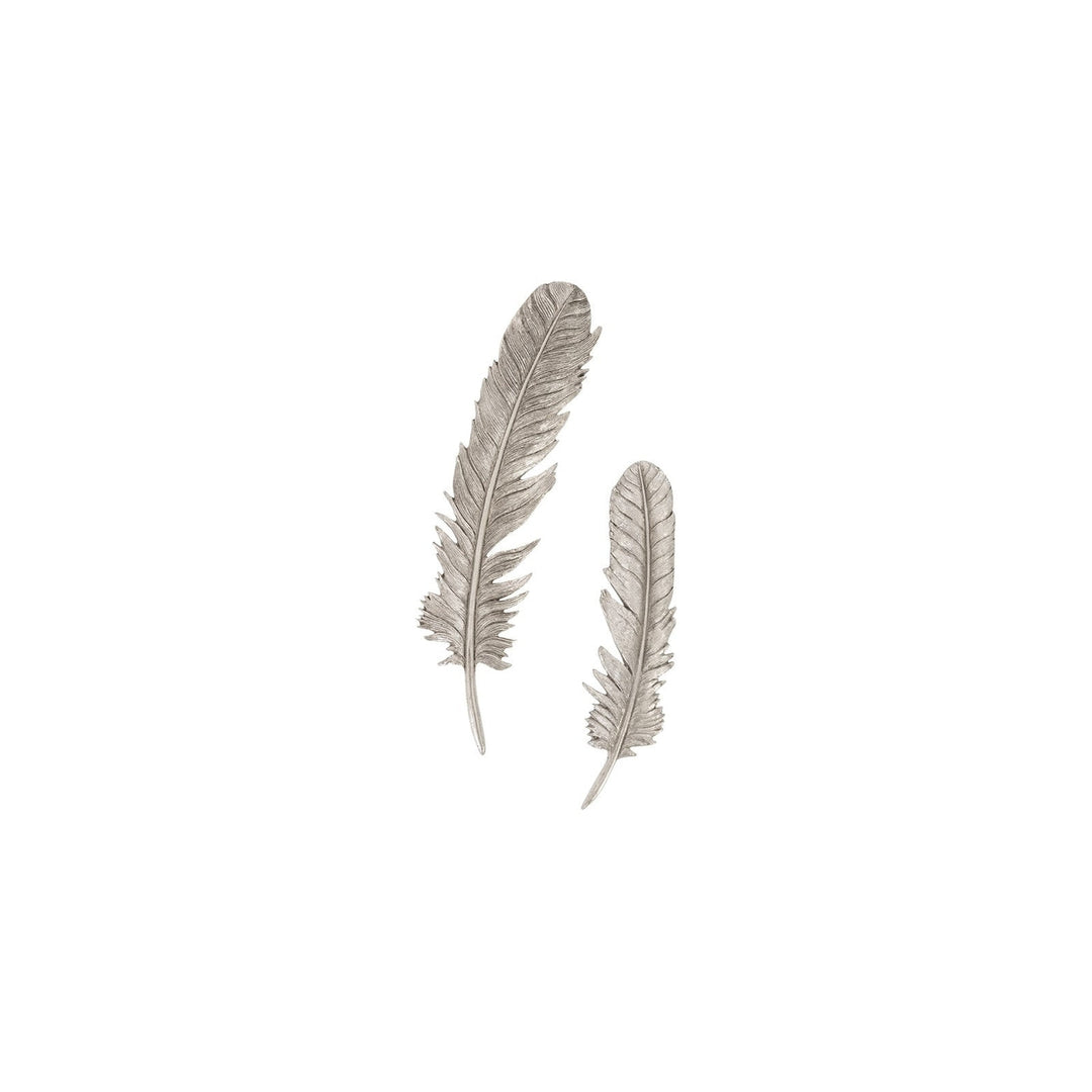 Feathers Wall Art - Set of 2-Phillips Collection-PHIL-PH79017-Wall Art-1-France and Son