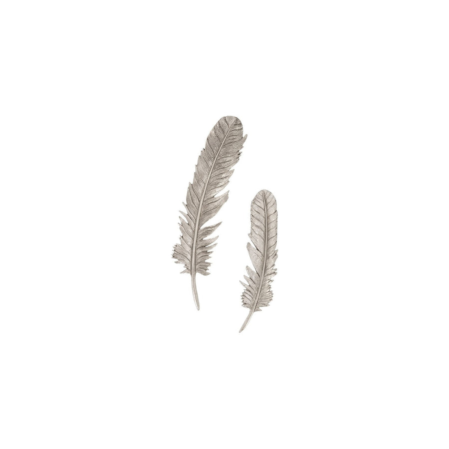 Feathers Wall Art - Set of 2-Phillips Collection-PHIL-PH79017-Wall Art-1-France and Son