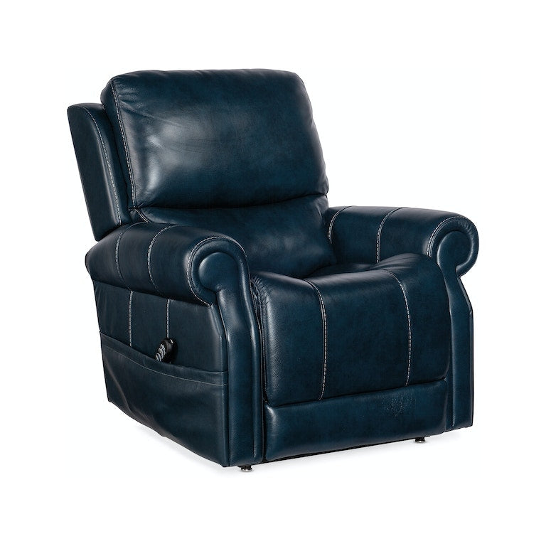 Eisley Power Recliner-Hooker-HOOKER-RC602-PHLL4-049-Lounge ChairsBlue-1-France and Son