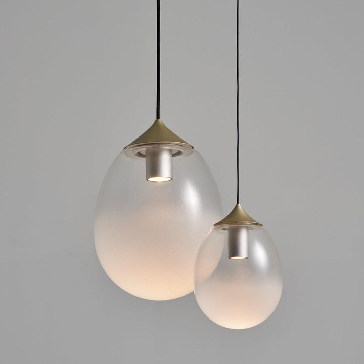 Mist LED Pendant-Seed Design-SEED-SLD-8995P-GLD-Outdoor PendantsSmall-Champagne Gold-3-France and Son