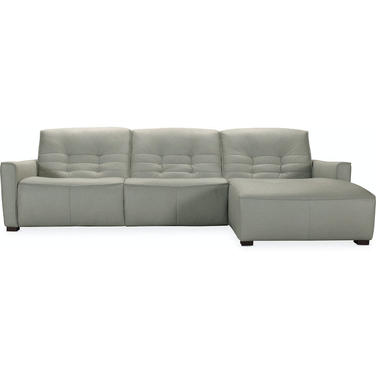 Reaux Power Recline Sofa w/ RAF Chaise w/2 Power Recliners-Hooker-HOOKER-SS555-RC3-095-Sofas-1-France and Son