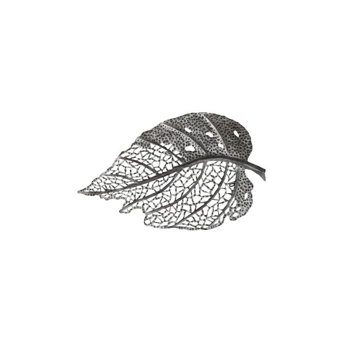 Birch Leaf Wall Art-Phillips Collection-PHIL-TH108525-Wall ArtMedium / Silver-1-France and Son