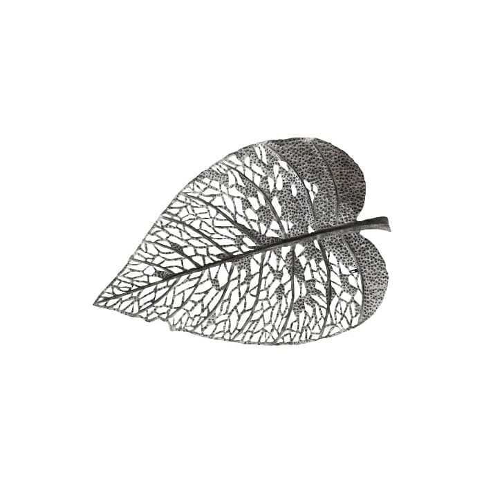 Birch Leaf Wall Art-Phillips Collection-PHIL-TH108526-Wall ArtLarge / Silver-2-France and Son