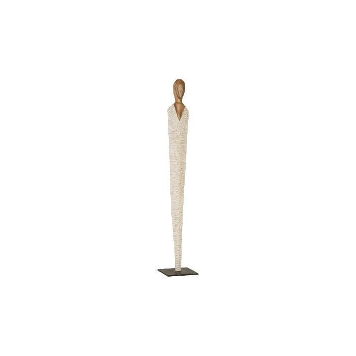 Vested Sculpture-Phillips Collection-PHIL-TH95609-DecorFemale-Large-Natural/White/Gold-1-France and Son