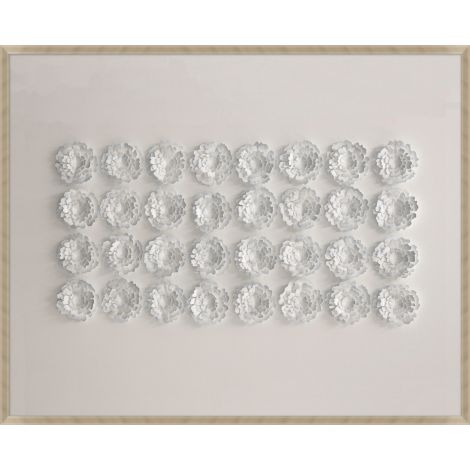 Hint of Blue Blossoms-Wendover-WEND-WFL1839-Wall Art-1-France and Son