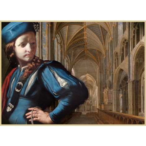 Renaissance Figure-Wendover-WEND-WLA1637-Wall ArtI-1-France and Son
