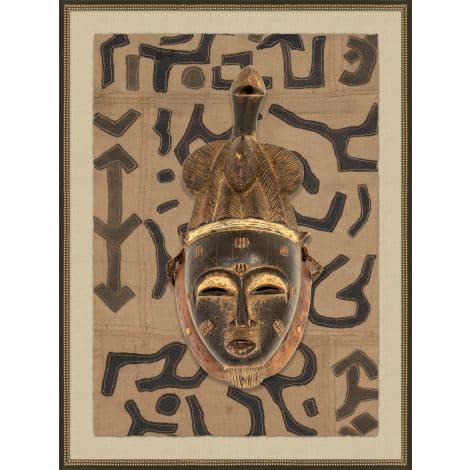 Dance Mask Large No 1-Wendover-WEND-WNUS0093-Wall Art-1-France and Son