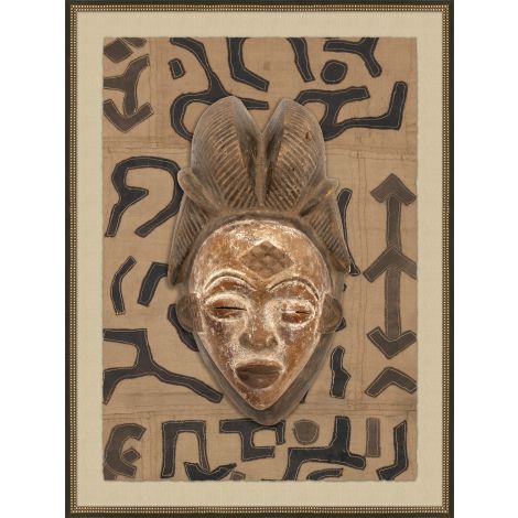 Dance Mask Large No 2-Wendover-WEND-WNUS0094-Wall Art-1-France and Son