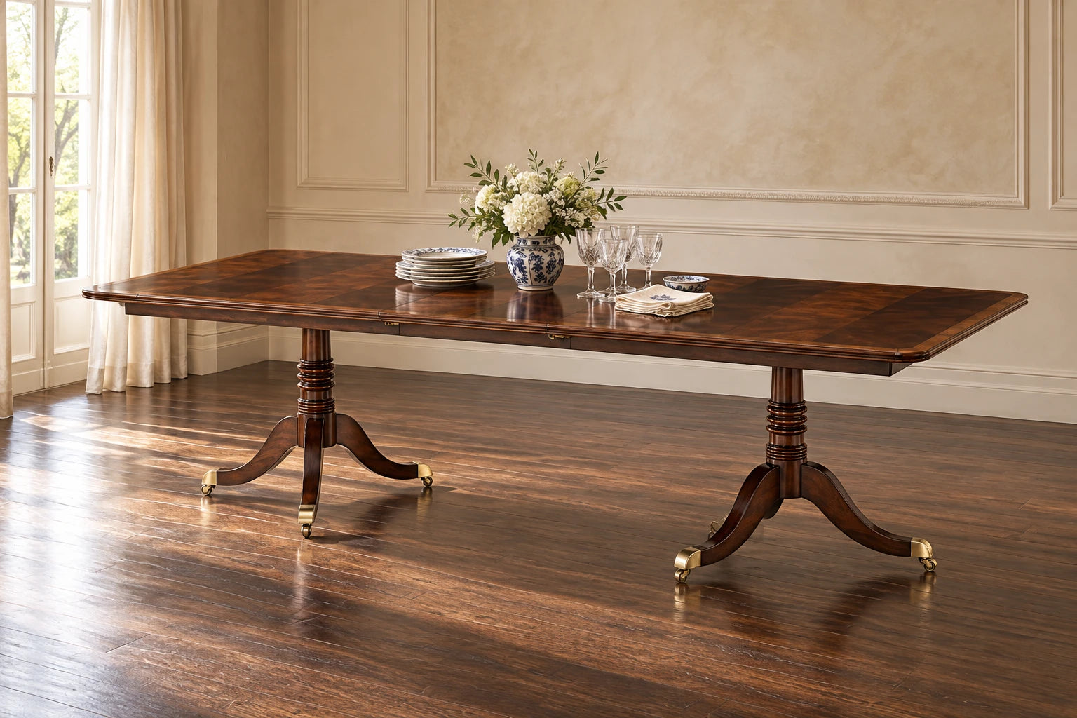Penreath Extension Dining Table in a traditions interior