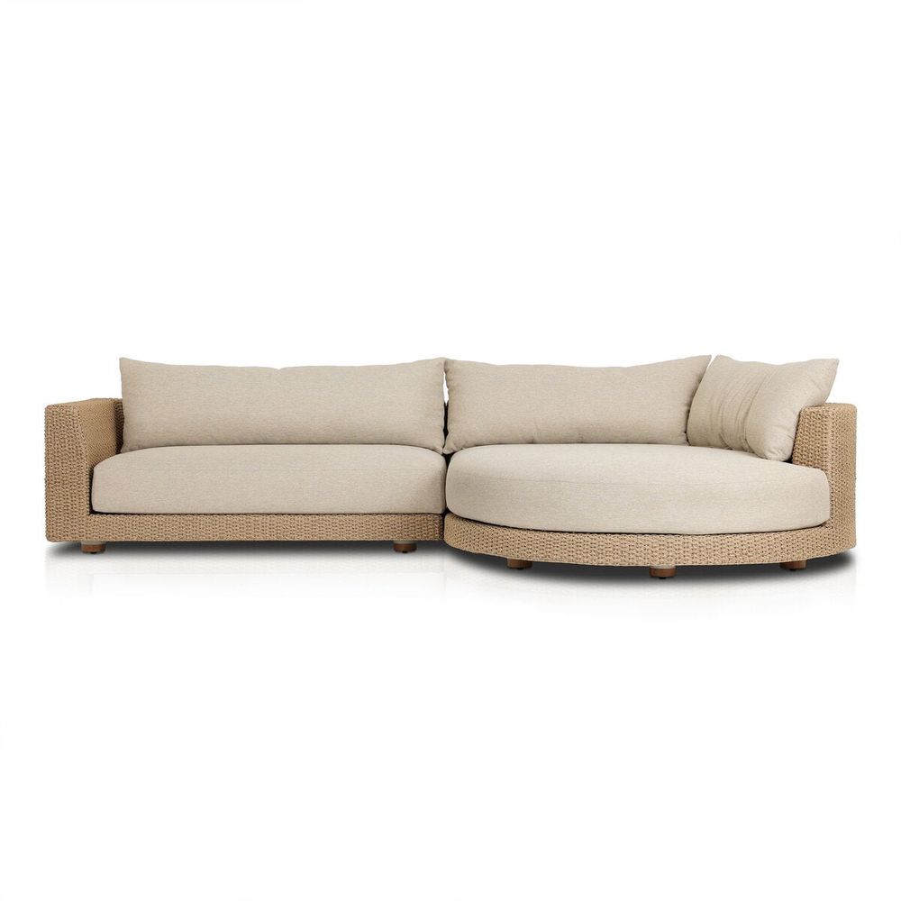Eamon Outdoor 2-Piece Sectional - Right Chaise