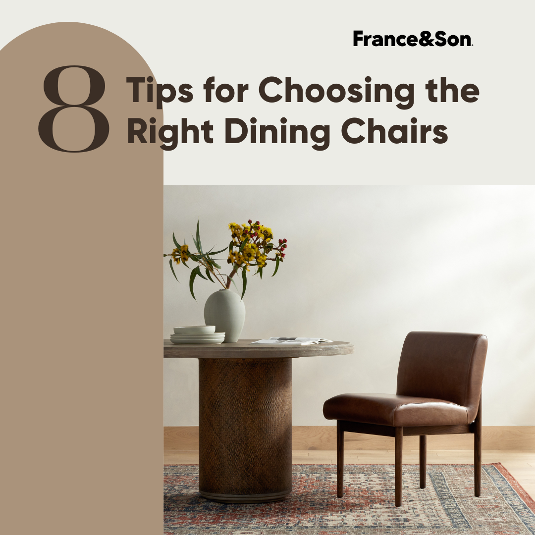 8 Tips for Choosing the Right Dining Chairs