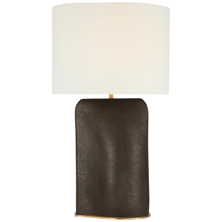 Kingsley Extra Large Sculpted Form Table Lamp - Stained Black