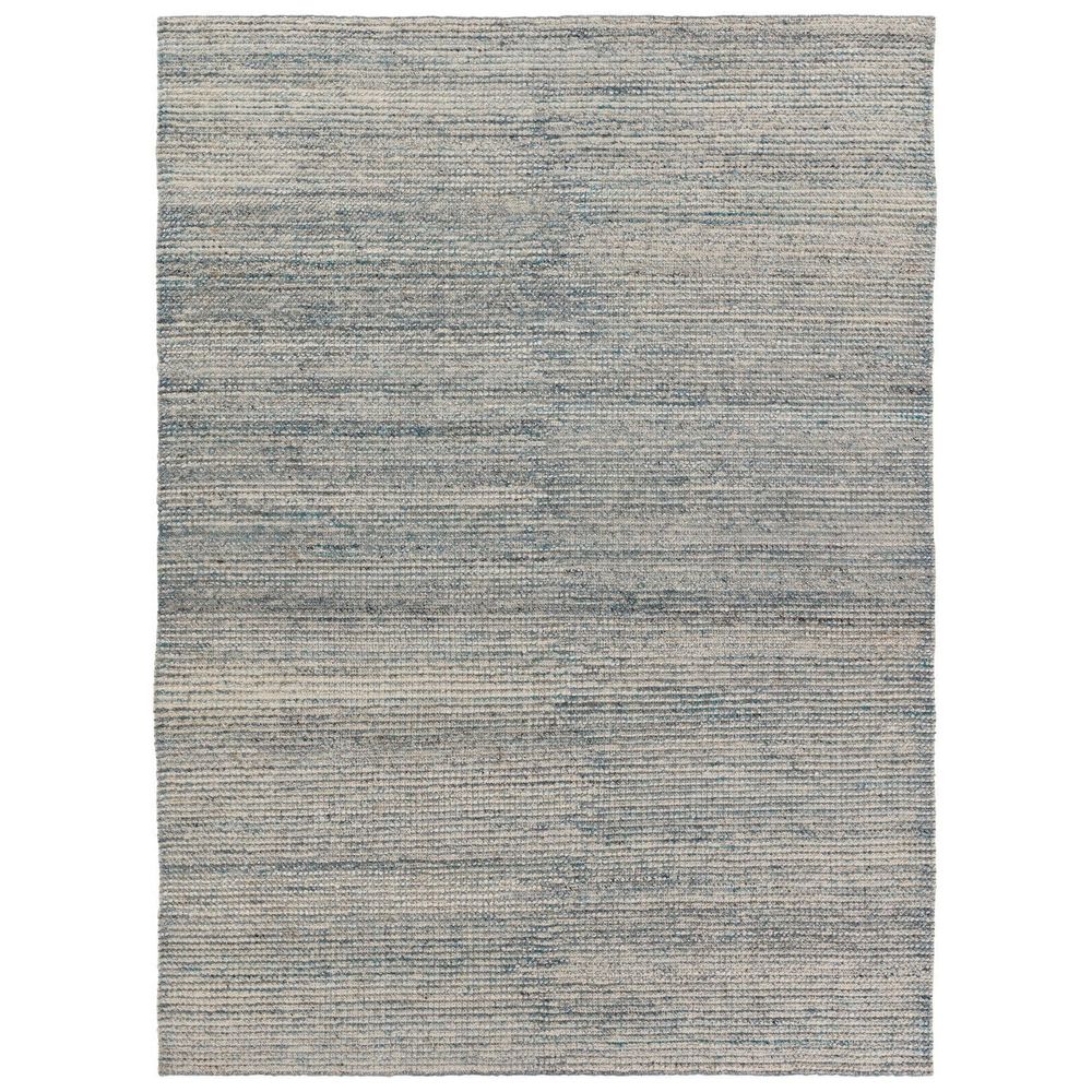 Arise Solid Blue/ White Area Rug (9'X12')