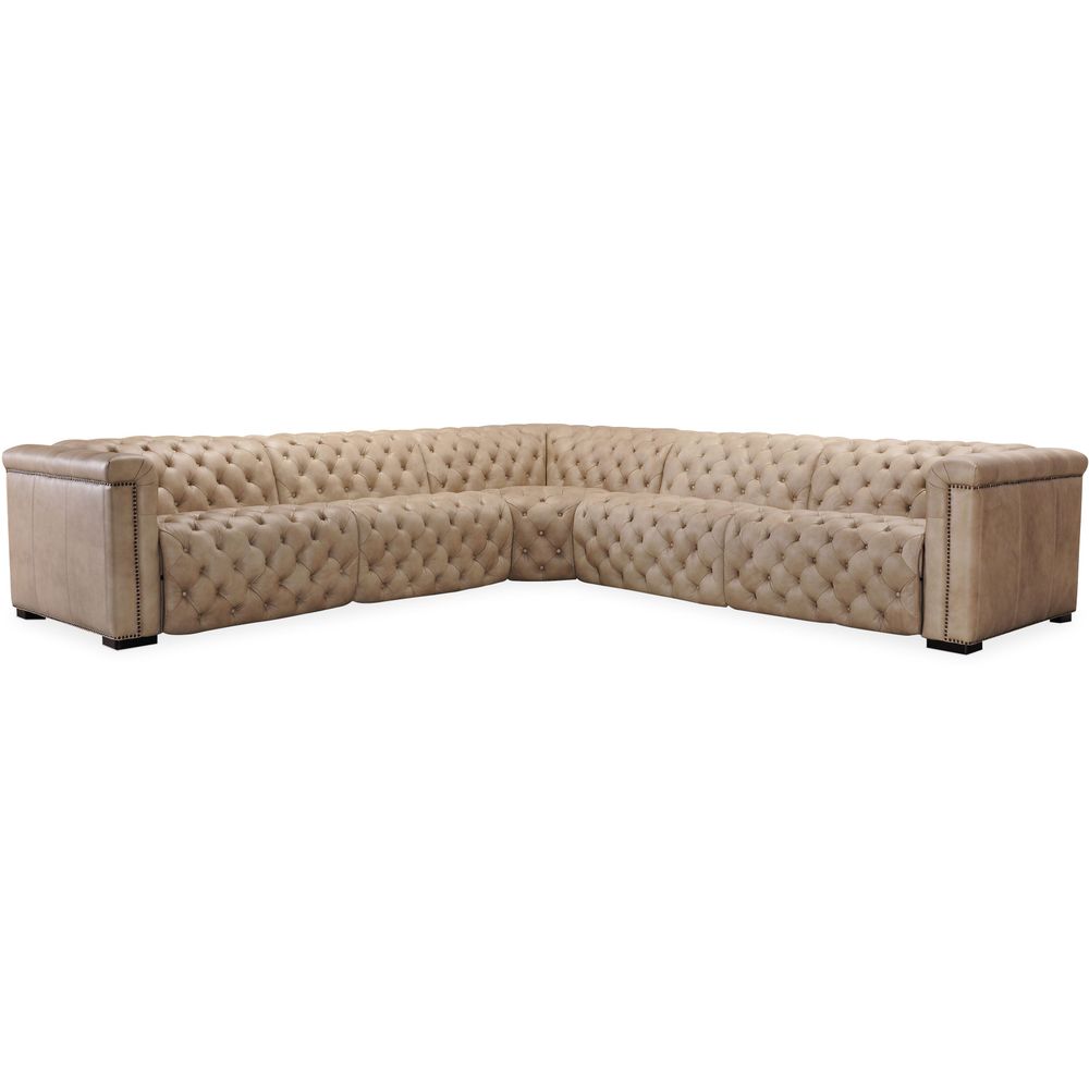 Savion Grandier 5-Piece Power HR Sectional w/2 Power Recliners