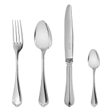 Flatware Set for 12 People (48 Pieces) Spatours Silver Plated