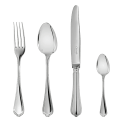 Flatware Set for 12 People (48 Pieces) Spatours Silver Plated