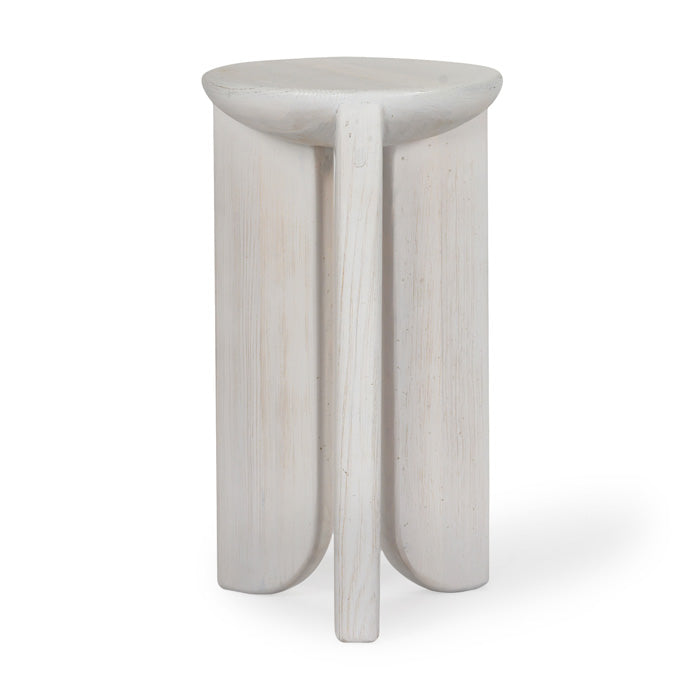 Hemi Side Table-Union Home Furniture-UNION-LVR00554-Side TablesWhite Wash-Medium-1-France and Son