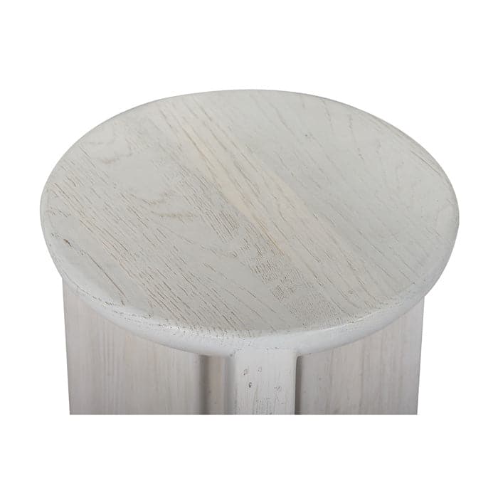 Hemi Side Table-Union Home Furniture-UNION-LVR00554-Side TablesWhite Wash-Medium-3-France and Son