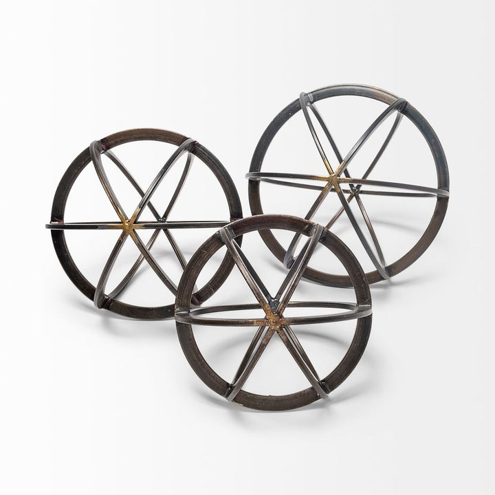 Espanolette Black Metal | 9H Decorative Object