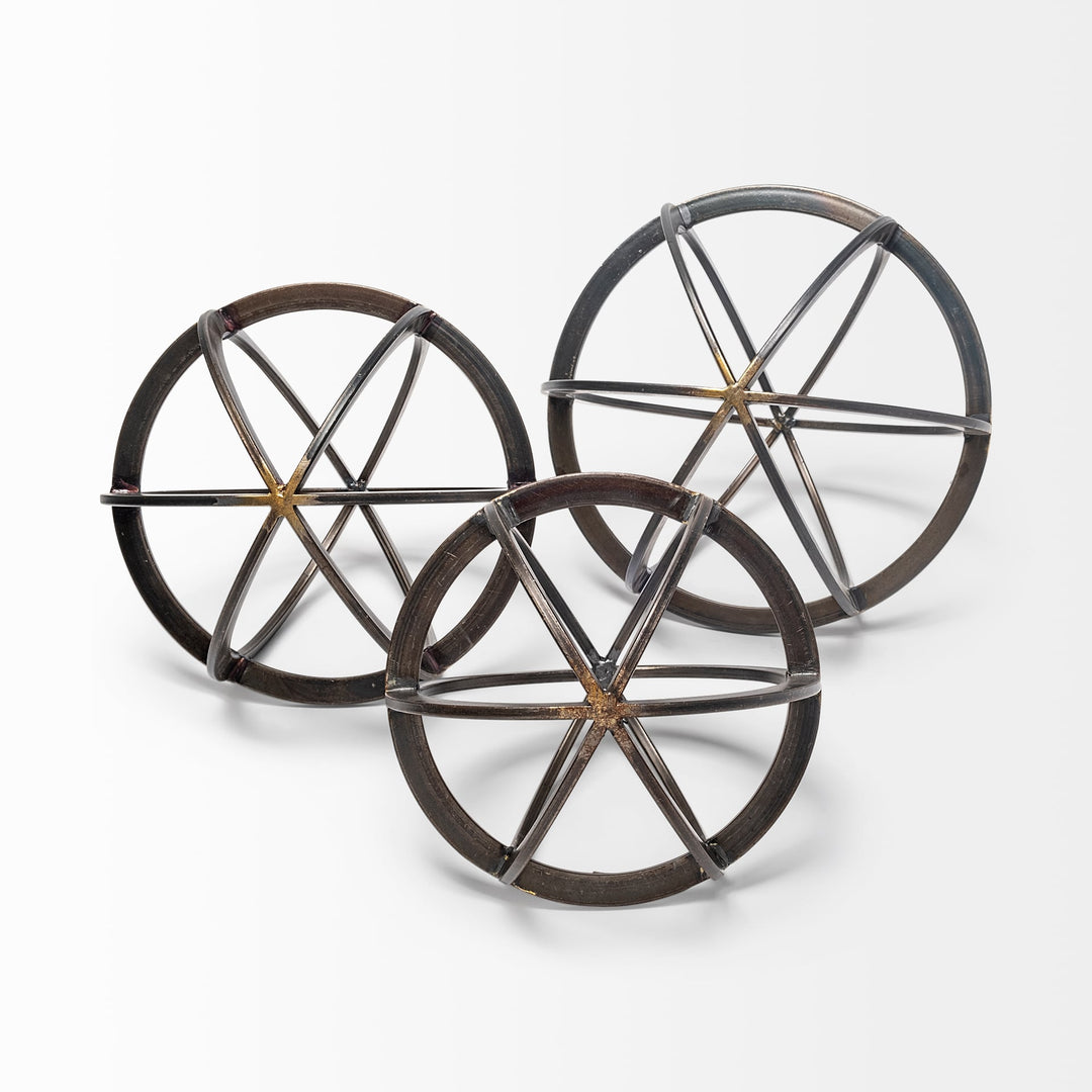 Espanolette Black Metal | 9H Decorative Object